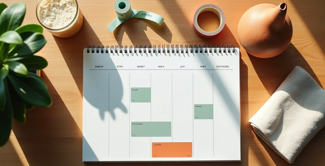 Planificador semanal de entrenamiento para jugador de pádel amateur