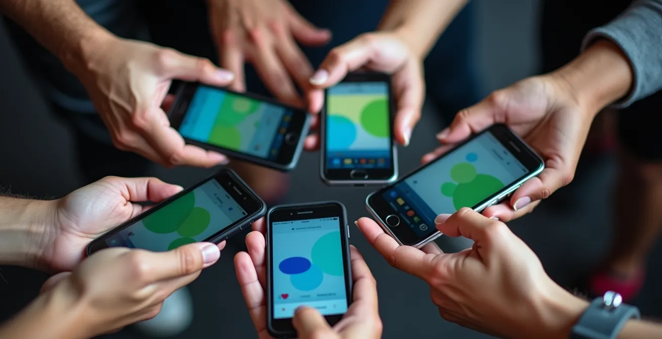 Grupo de personas diversas compartiendo momento post-entrenamiento