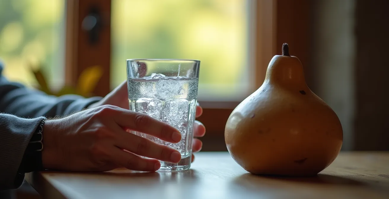 Hidratación cerebral con agua y mate argentino
